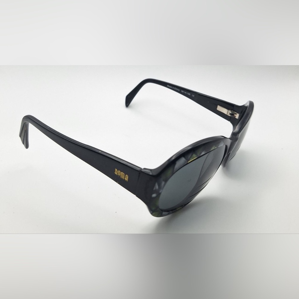 Roma RO-06 Black Oval Sunglasses Frames Only